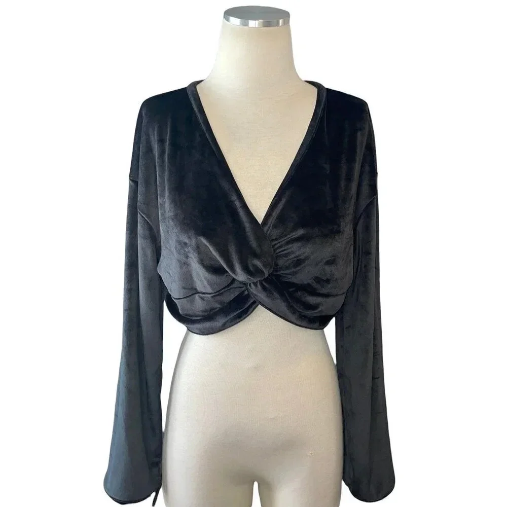 Lovers + Friends Isabel Sweater in Black XXSmall New Nwt Women's Top - Picture 5 of 9